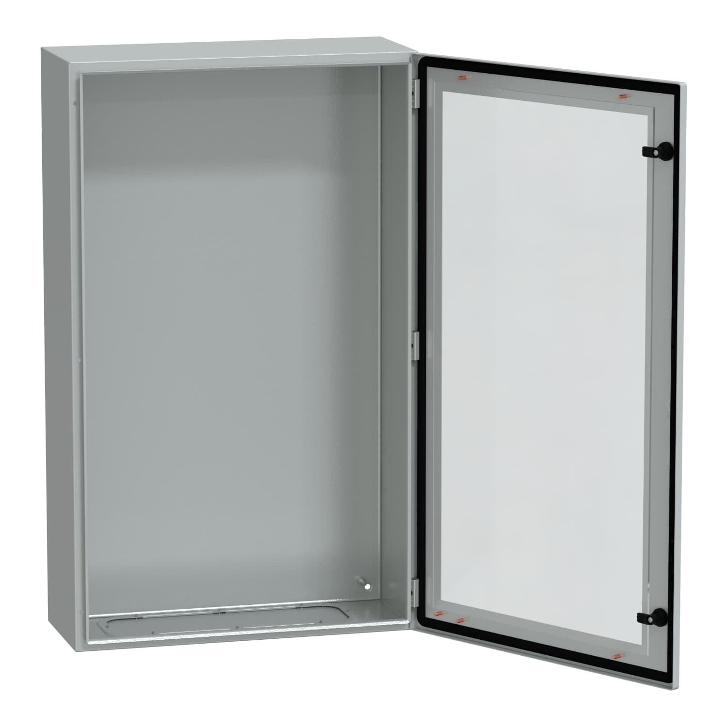 PanelSeT CRN tspt door w/o mount.plate. H400xW300xD200 IP66 IK08 RAL7035..