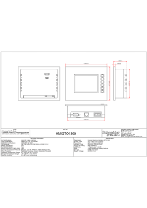 GTO Touch HMI Panel,3.5,x2 SL