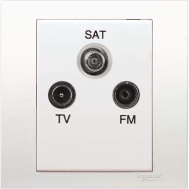 TV-FM-SAT مأخذ مقبس W/O LOOPING