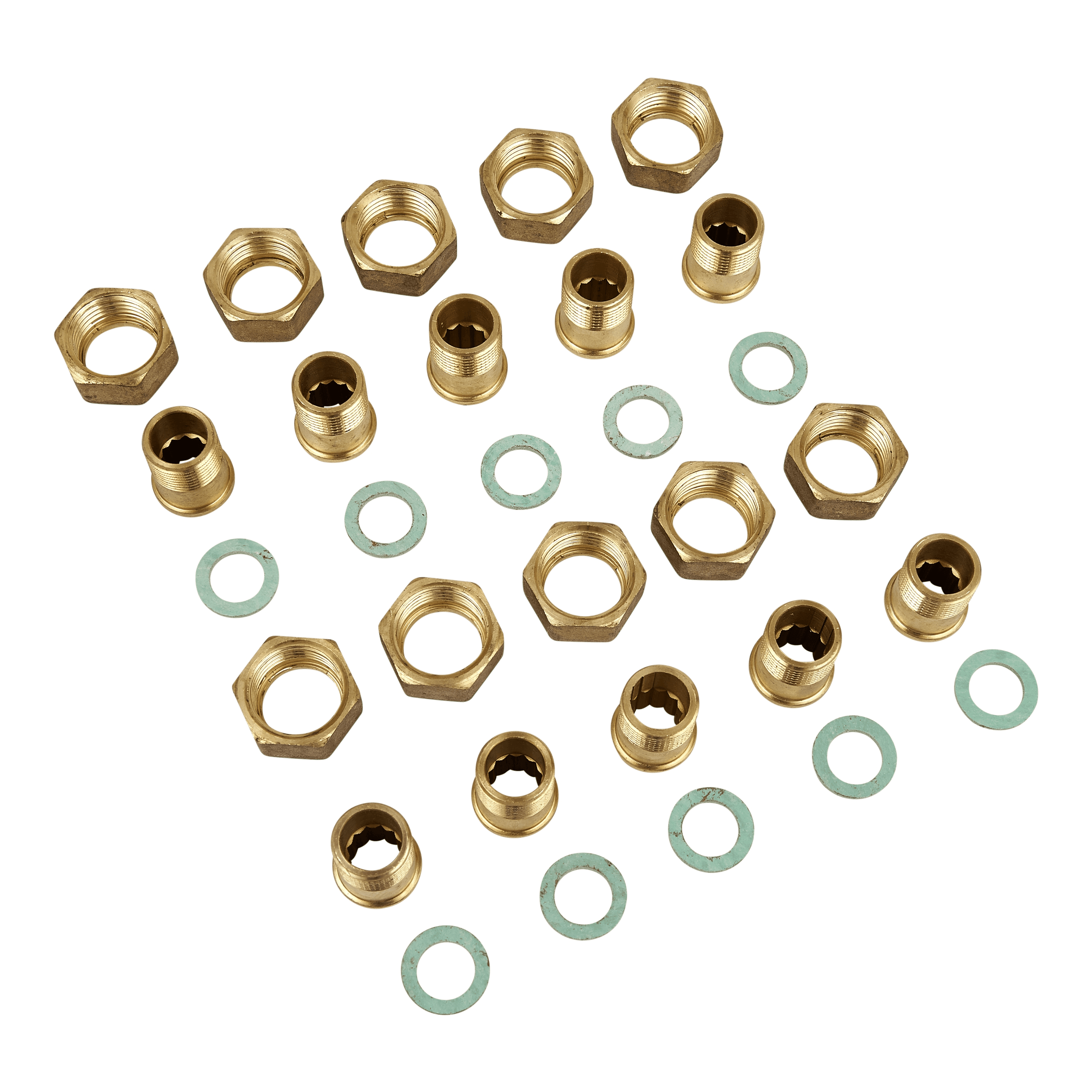 Zone Connection Set, DN15 Valve, G1/2 to R3/8 Ext Thread, Pack Quantity 10.