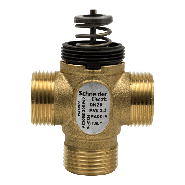 Zone Valve, 20mm, 3-Way, G External, Brass, 2.5kvs