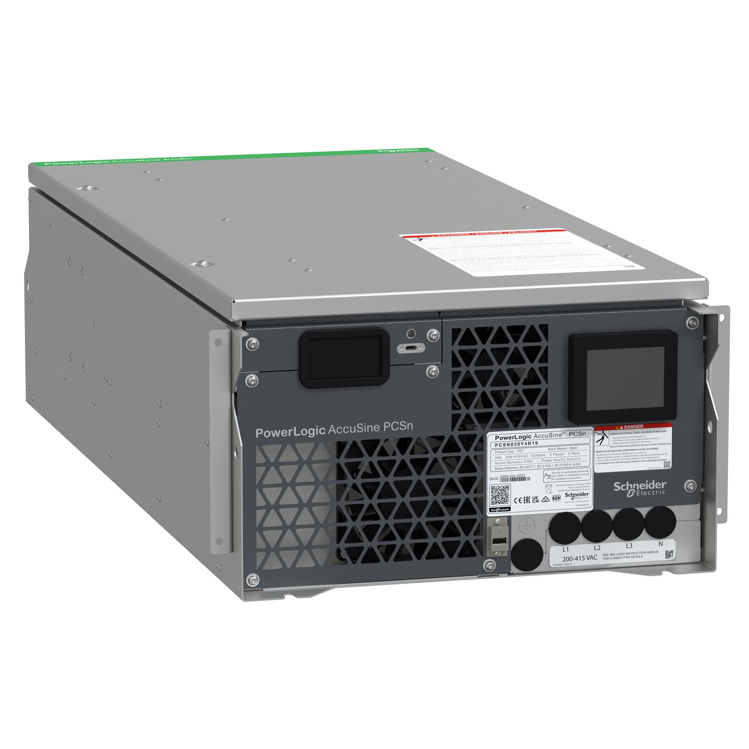 AccuSine PCSN 380-415V Ph+N Rack Mod