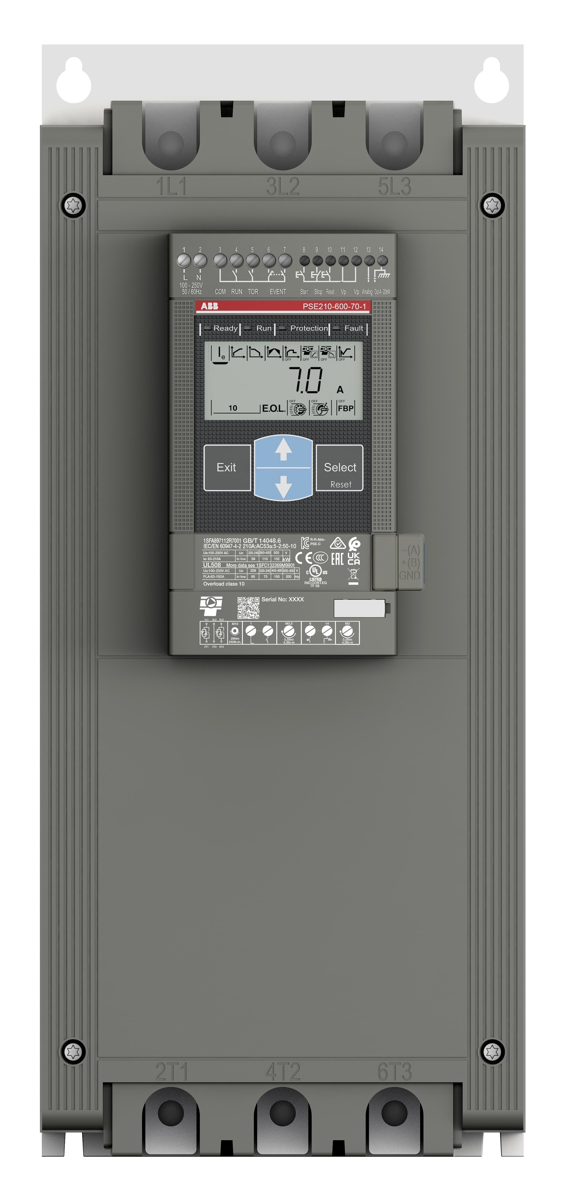 PSE-600-70-1 Softstarter - - 208 ... 600 V AC