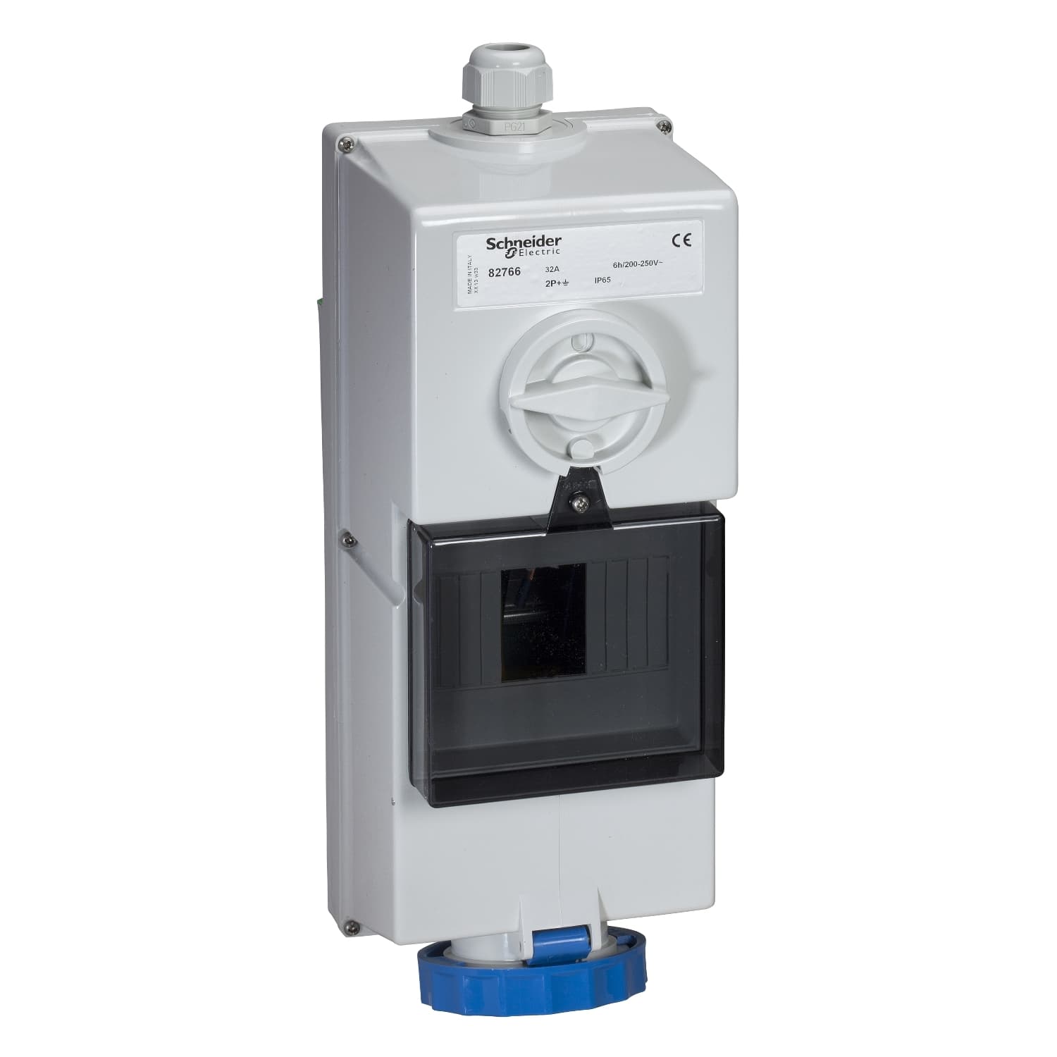 PrtKa 2P+E 200-250V Wander قابس IP67