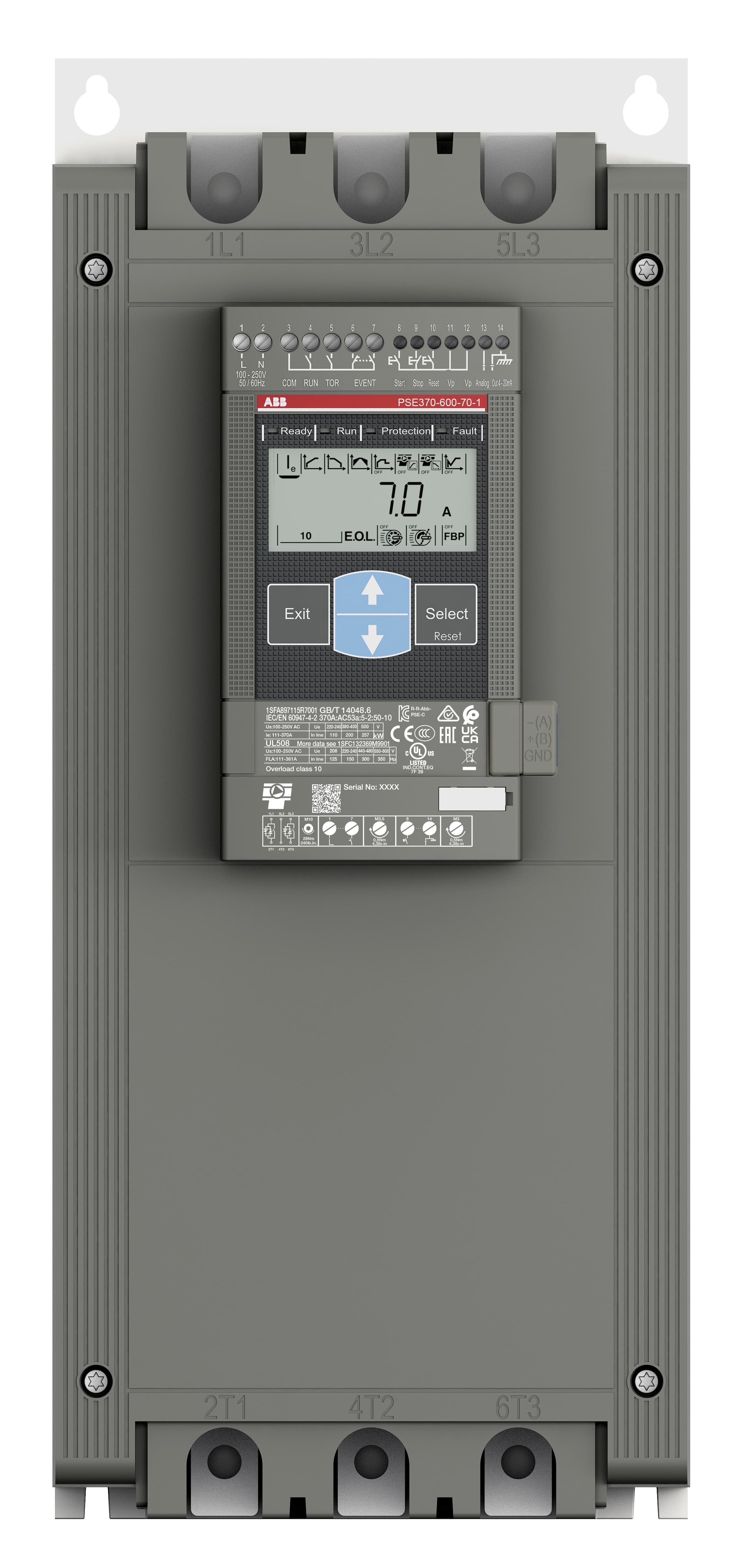 PSE370-600-70D Softstarter demo