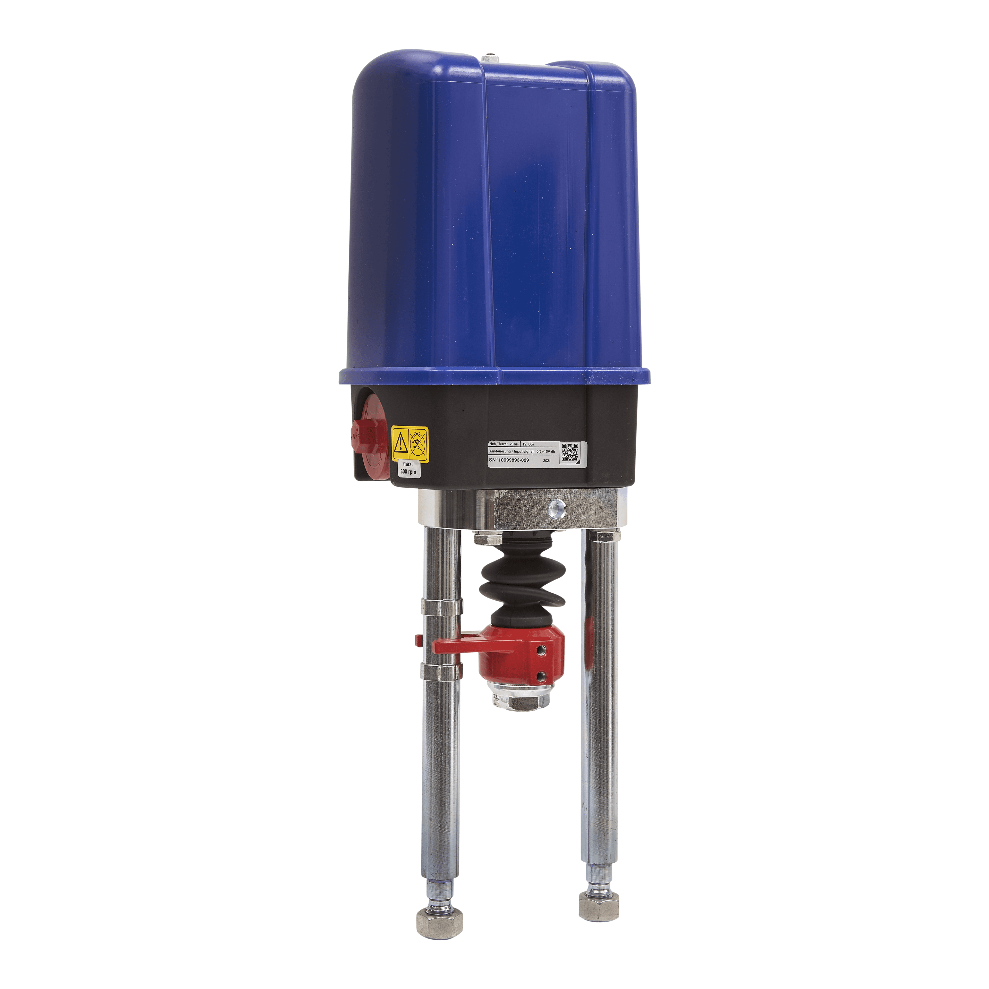 مشغّل حركة صمّام سدادي M22A، تعديلي، 0-10Vdc، 0-20 mAdc، 24Vac، توصيل قاعدة توصيل طرفية كهربائي، 2200N، IP65