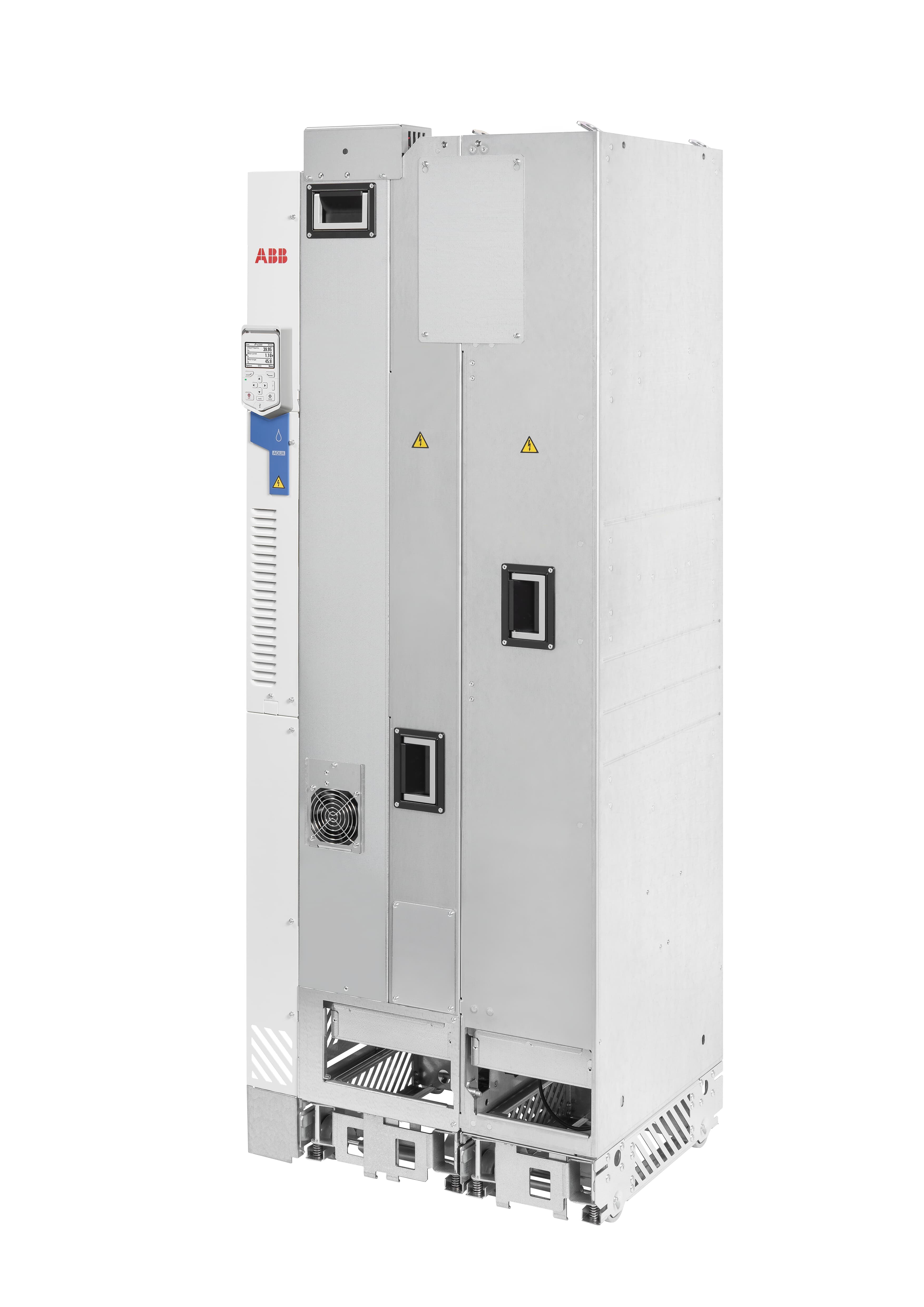 LV AC ultra-low harmonic وحدة مشغّل لـ water وwastewater، IEC: Pn 355 kW، 650 A، 400 V، UL: Pld 400 Hp، 483 A، 480 V (ACQ580-34-650A-4)