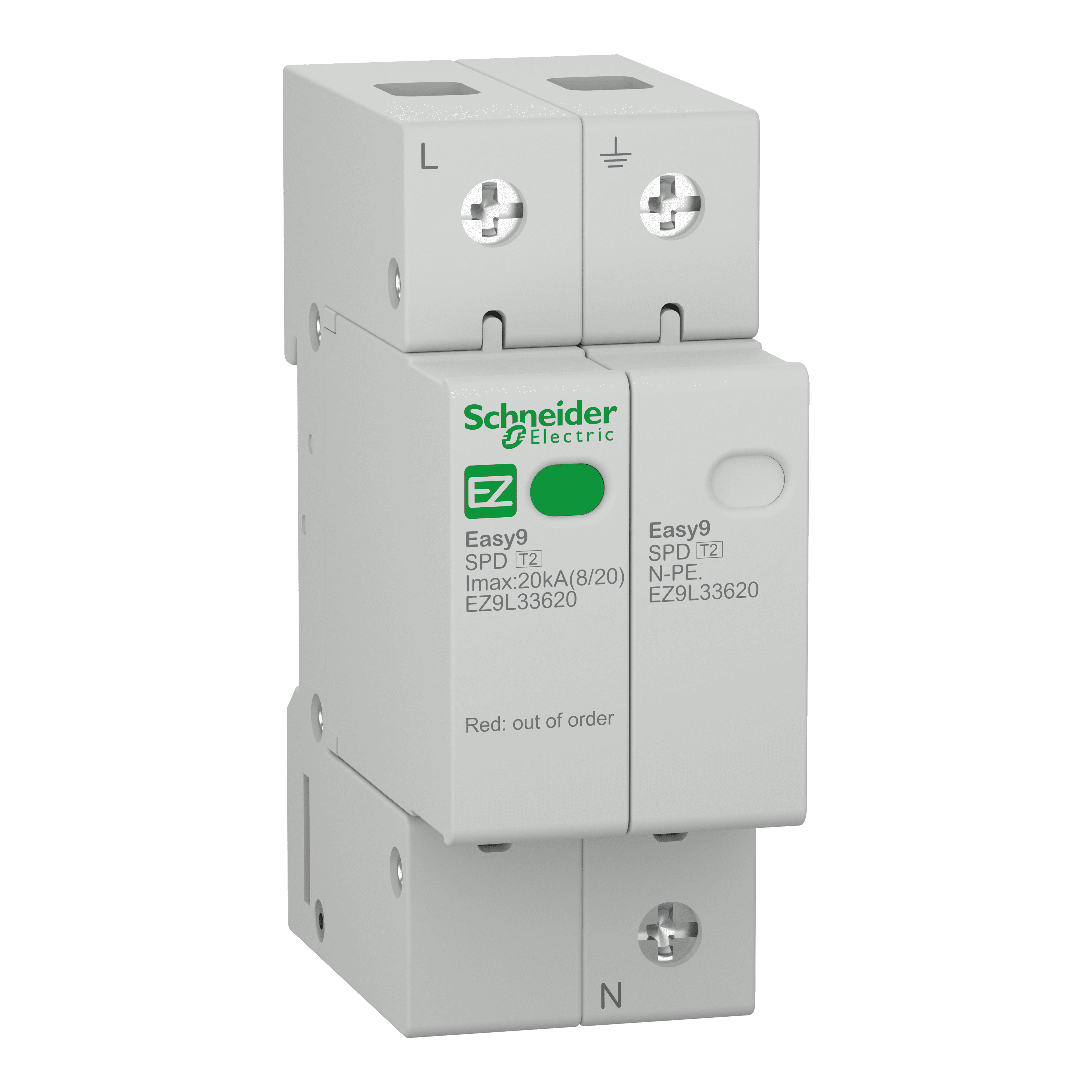 Easy9 Surge Arrestor 1P-N 20kA
