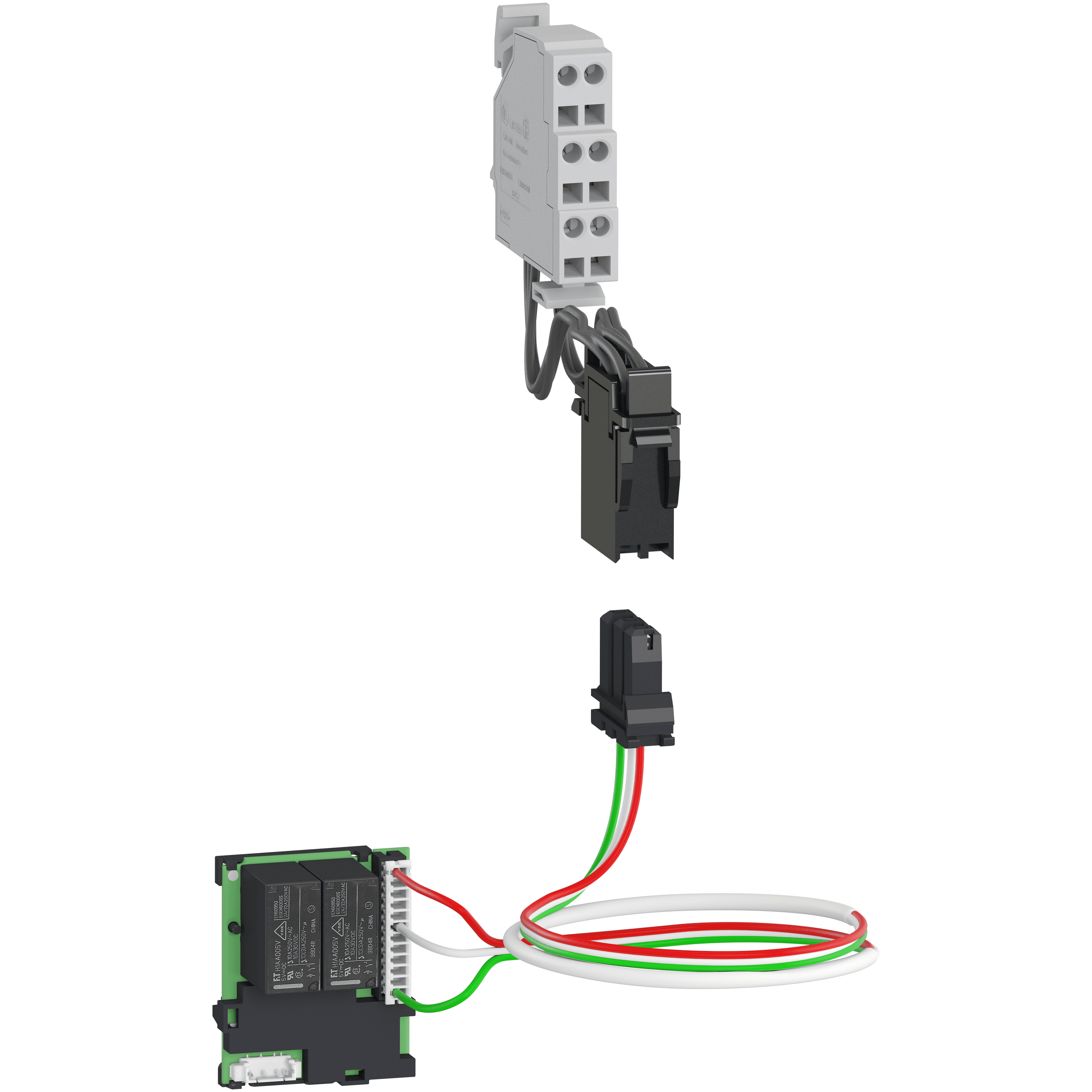 تلامسات M2C programmable، MasterPact MTZ2/MTZ3 قابل للسحب، تلامسات 2، 3A/250VAC