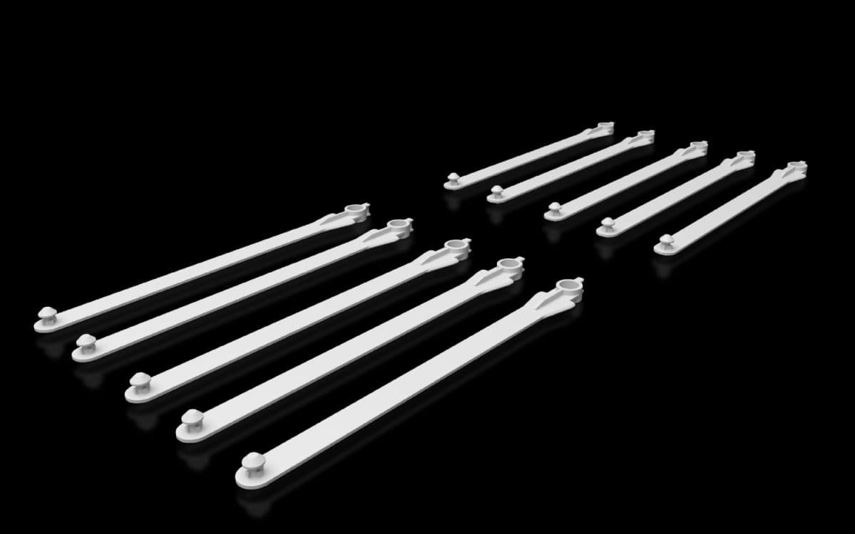 Opening limiter for louvred grilles