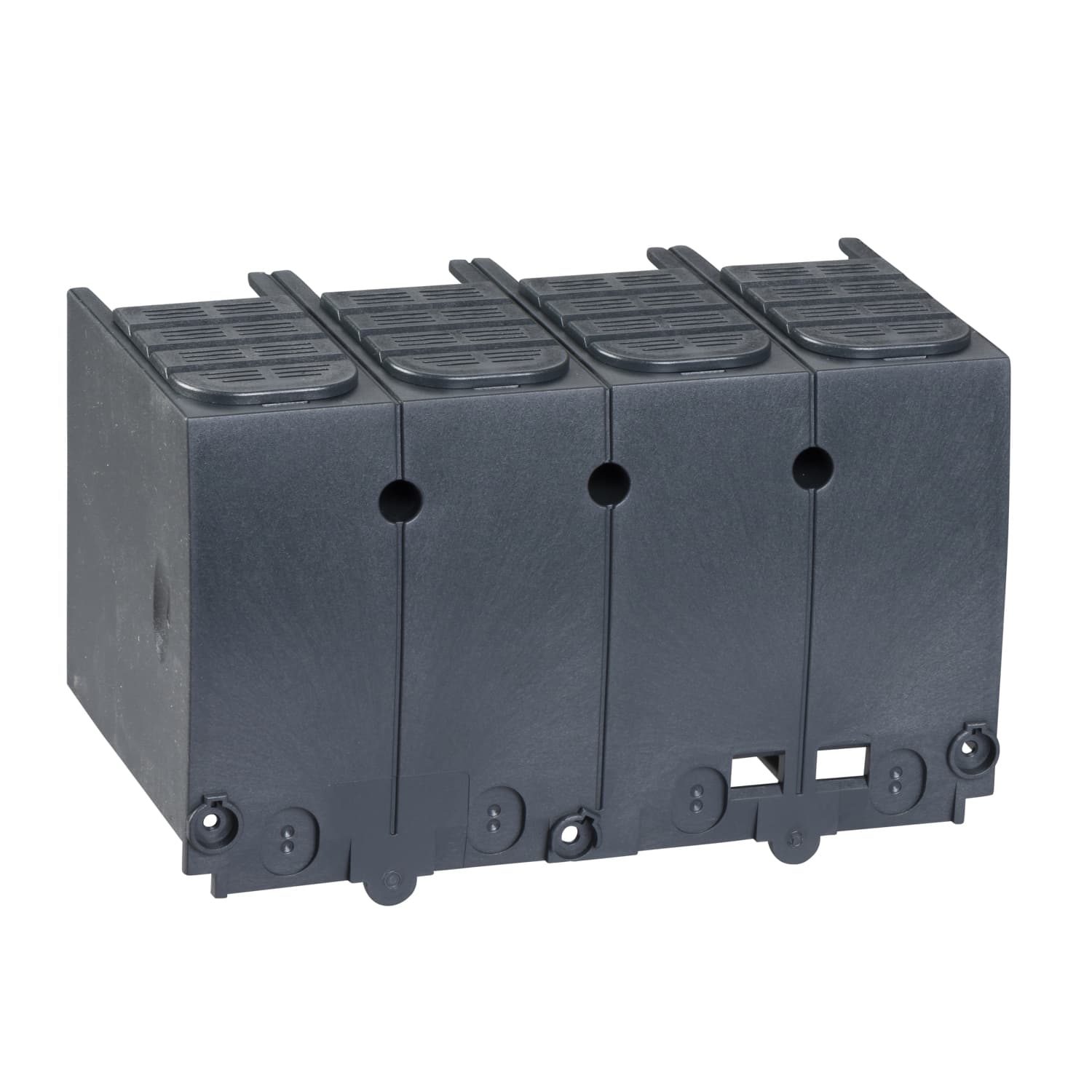 Terminal shield, ComPacT NSX100/160/250 DC, 4P, upstream/downstream, parallel connection of poles