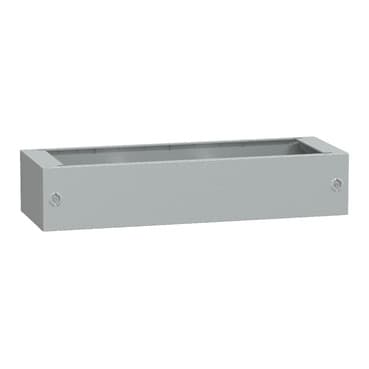 Polyester glassreinf. plinth for encl. PLA(T)104 front opening IP44-IK10 RAL7035