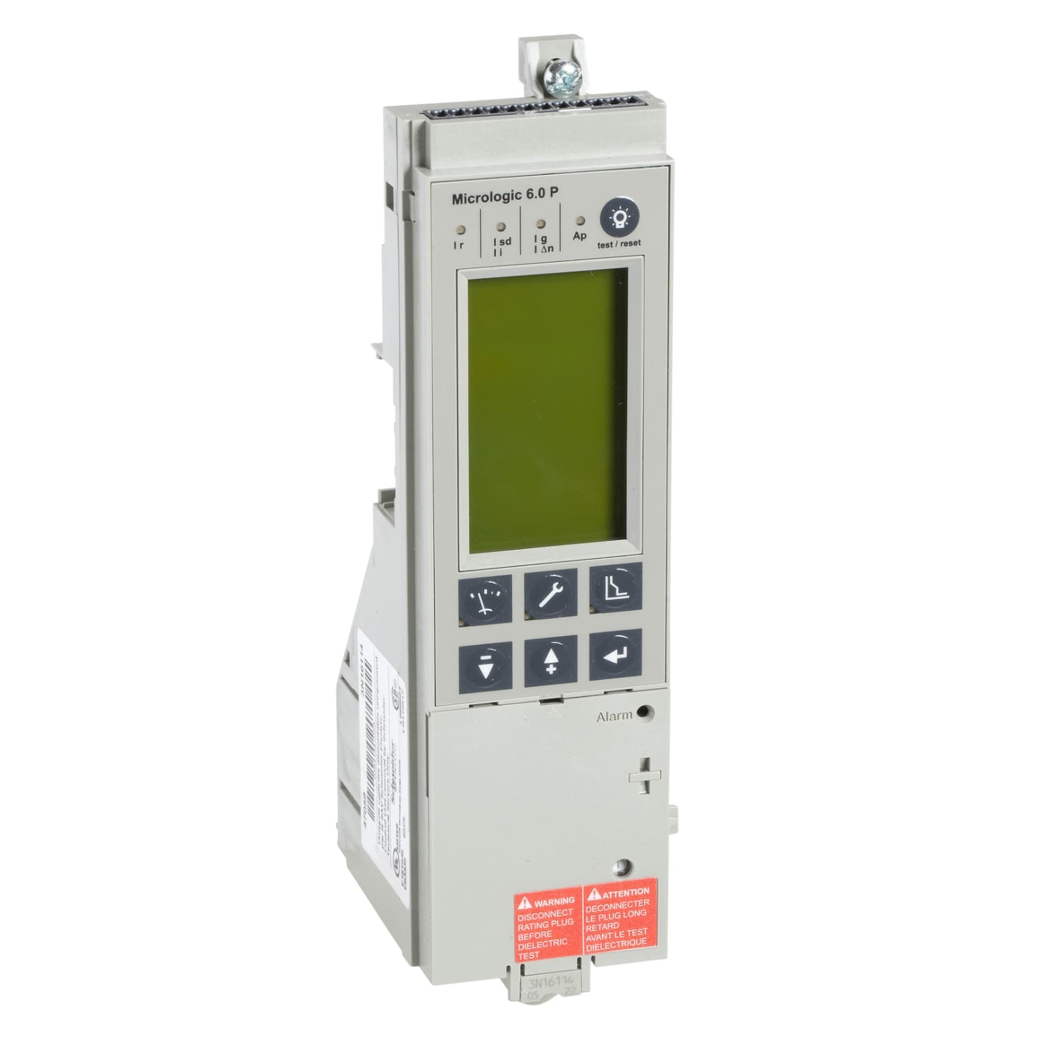 Control unit MicroLogic 6.0P, ComPacT NS630b/NS1600, fixed, selective and earth fault protections (LSIG), power meter