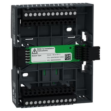 قاعدة طرف متحكّم SpaceLogic، لـ Central I/O وحدات
