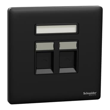 غطاء 2G RJ45 Data، w/shu، JB