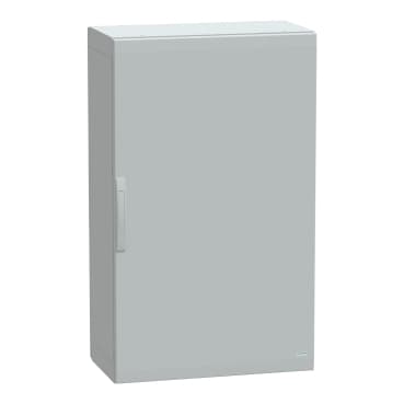 Floor standing polyester enclosure, Thalassa PLA, plain door, completely sealed, 1250x750x420mm, IP65, IK10