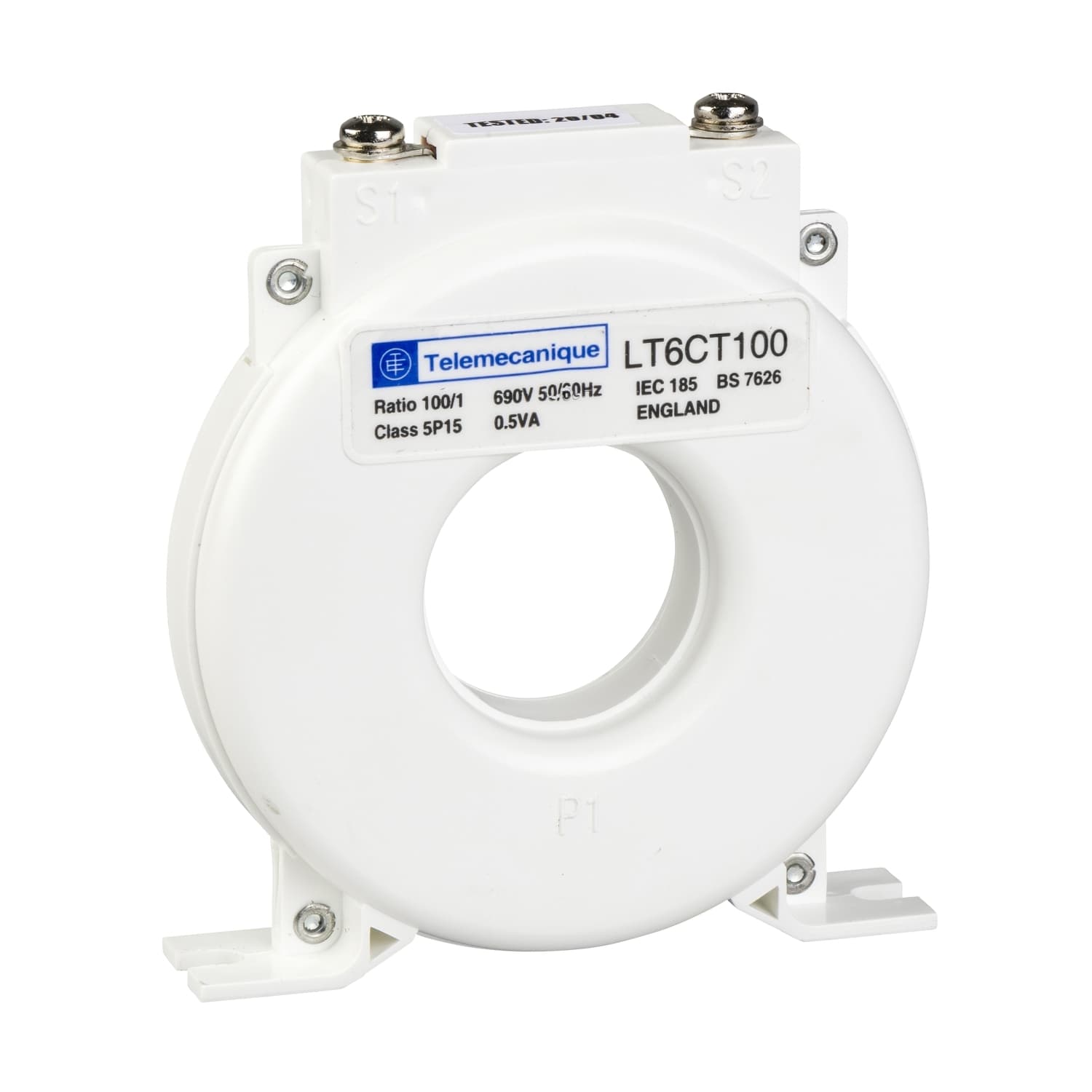 Current transformer, TeSys T, LT6CT, 100/1 ratio, class 5P