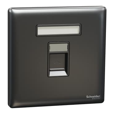 1G RJ45 Data Cover, w/shu, DG