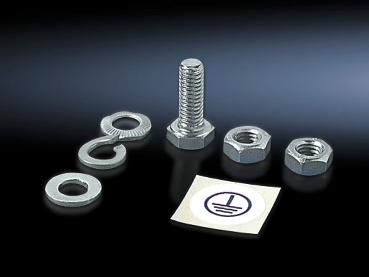 Assembly parts for earth straps and earthing braids