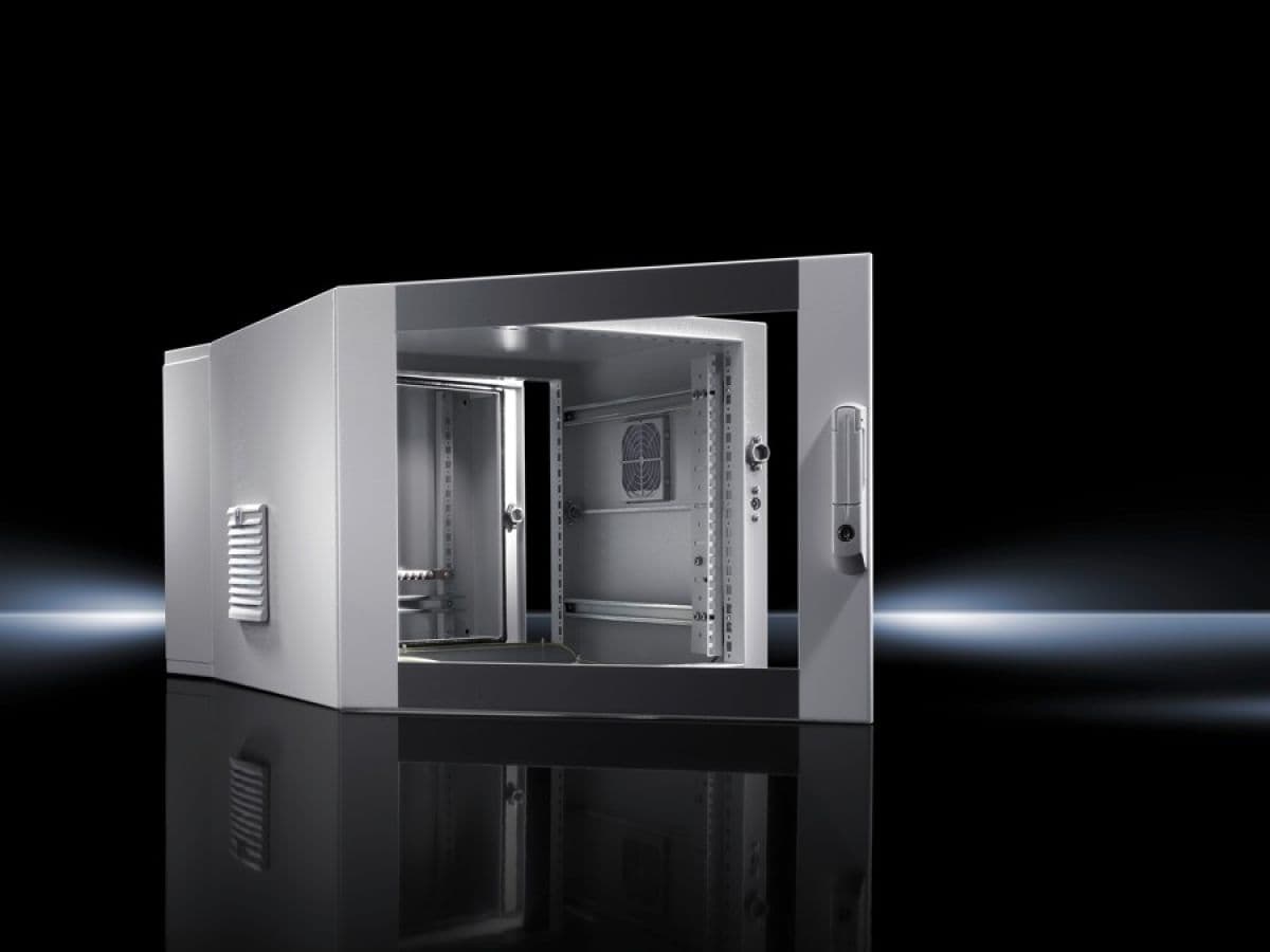Wall-mounted enclosures EL, 3-part pre-configured with mounting angles, depth-variable
