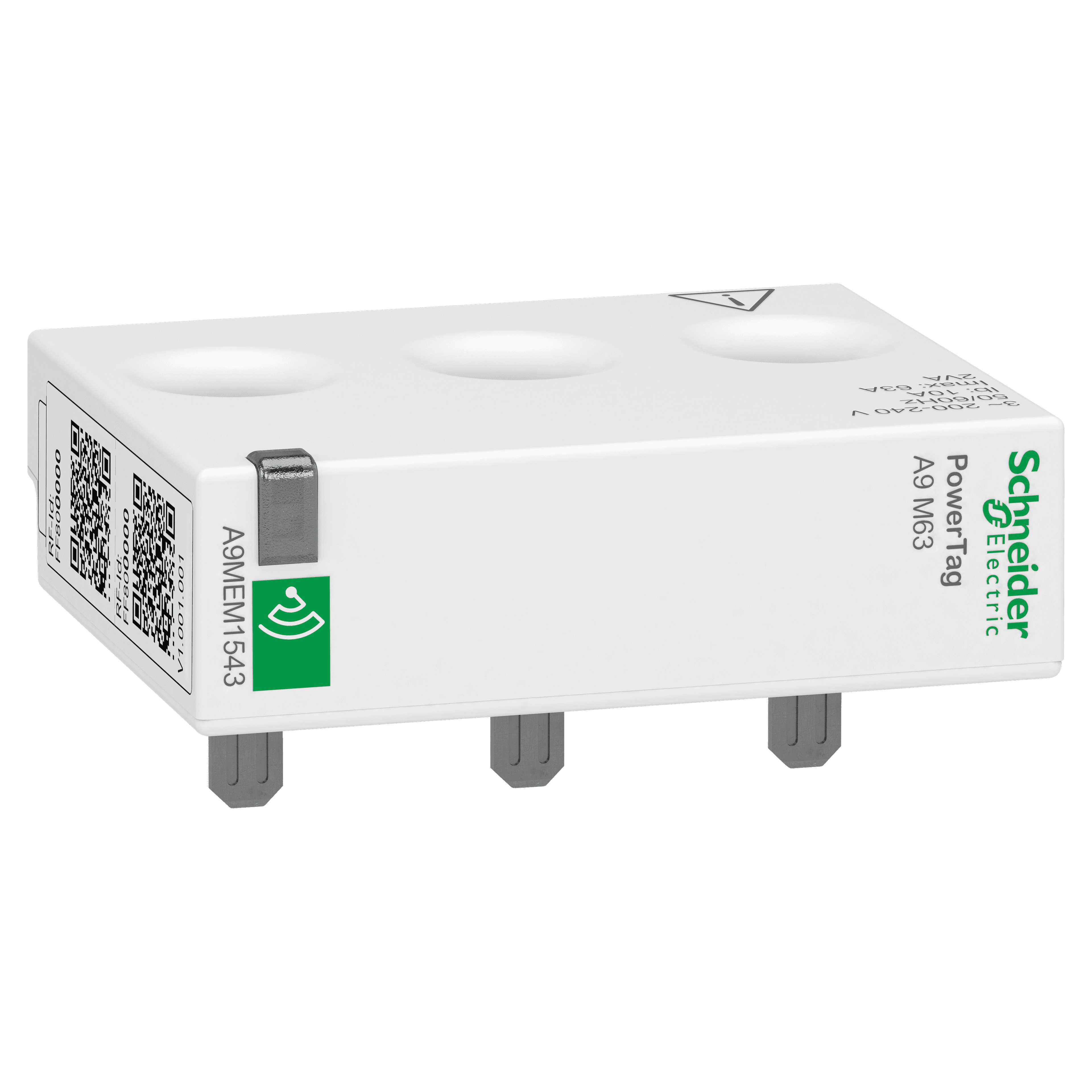 Energy sensor, PowerTag Monoconnect 230V LL 63A 3P top and bottom position