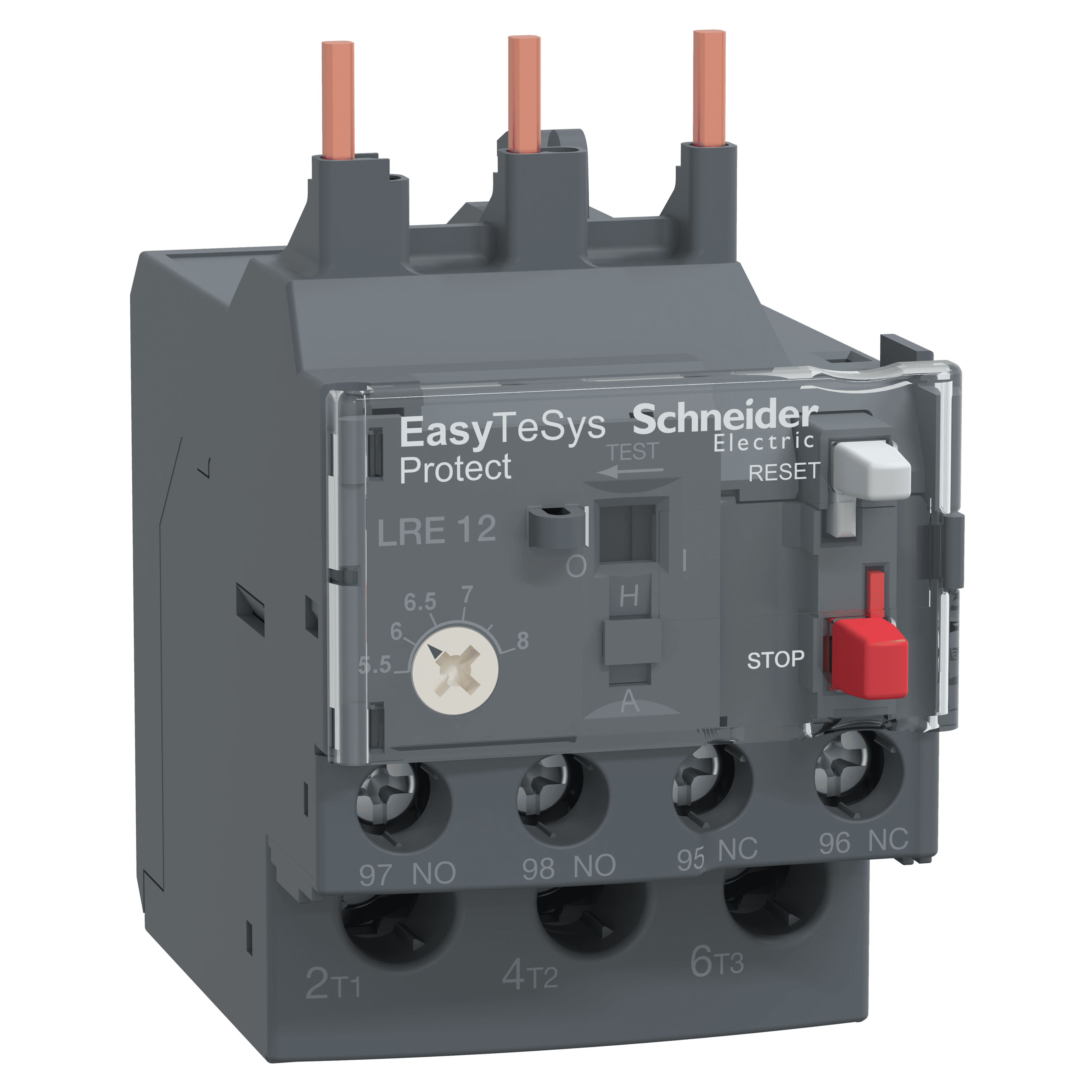 مرحّل حِمل زائد حراري، Easy TeSys Protect، 5.5...8A، فئة 10A