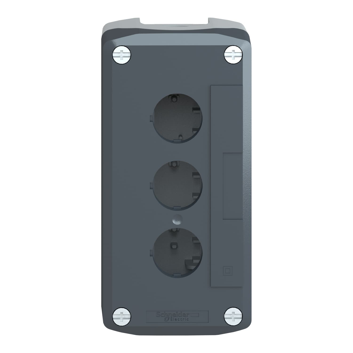 Control station, empty, 3 holes