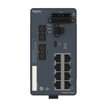 Modicon Managed Switch 8TX/2FX-SM