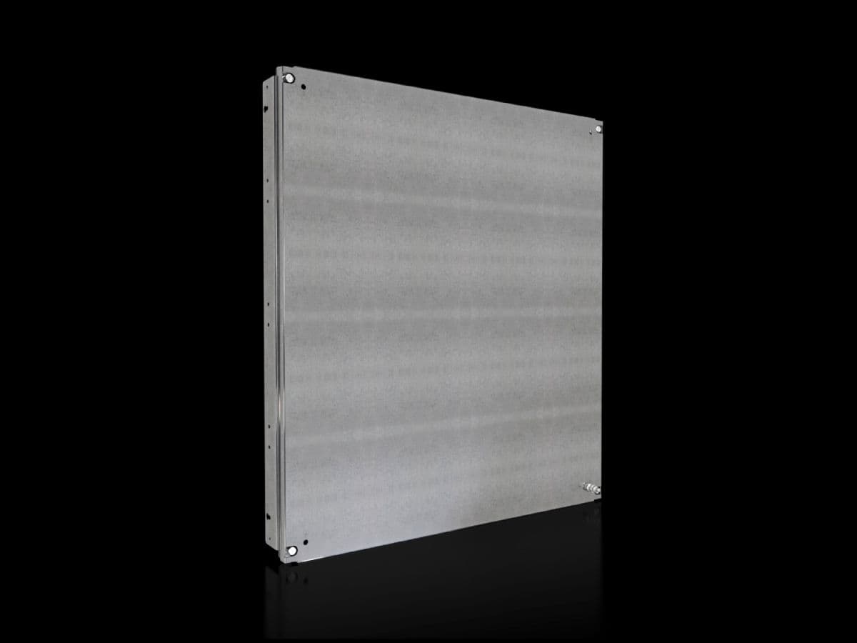 Partial mounting plate for compartment side panel