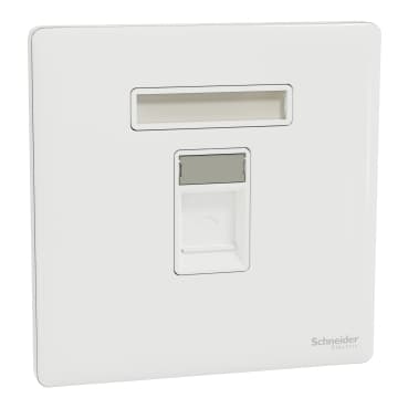غطاء 1G RJ45 Data، w/shu، PW