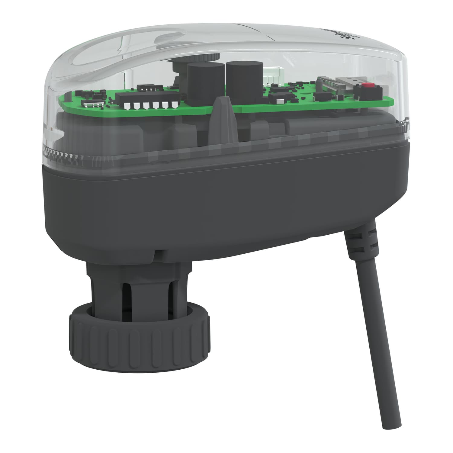 مشغّل حركة تعديلي SpaceLogic MP130S PIBCV، إرجاع Non-Spring، 24V AC/DC، 150N، IP54 مع وضع Feedback