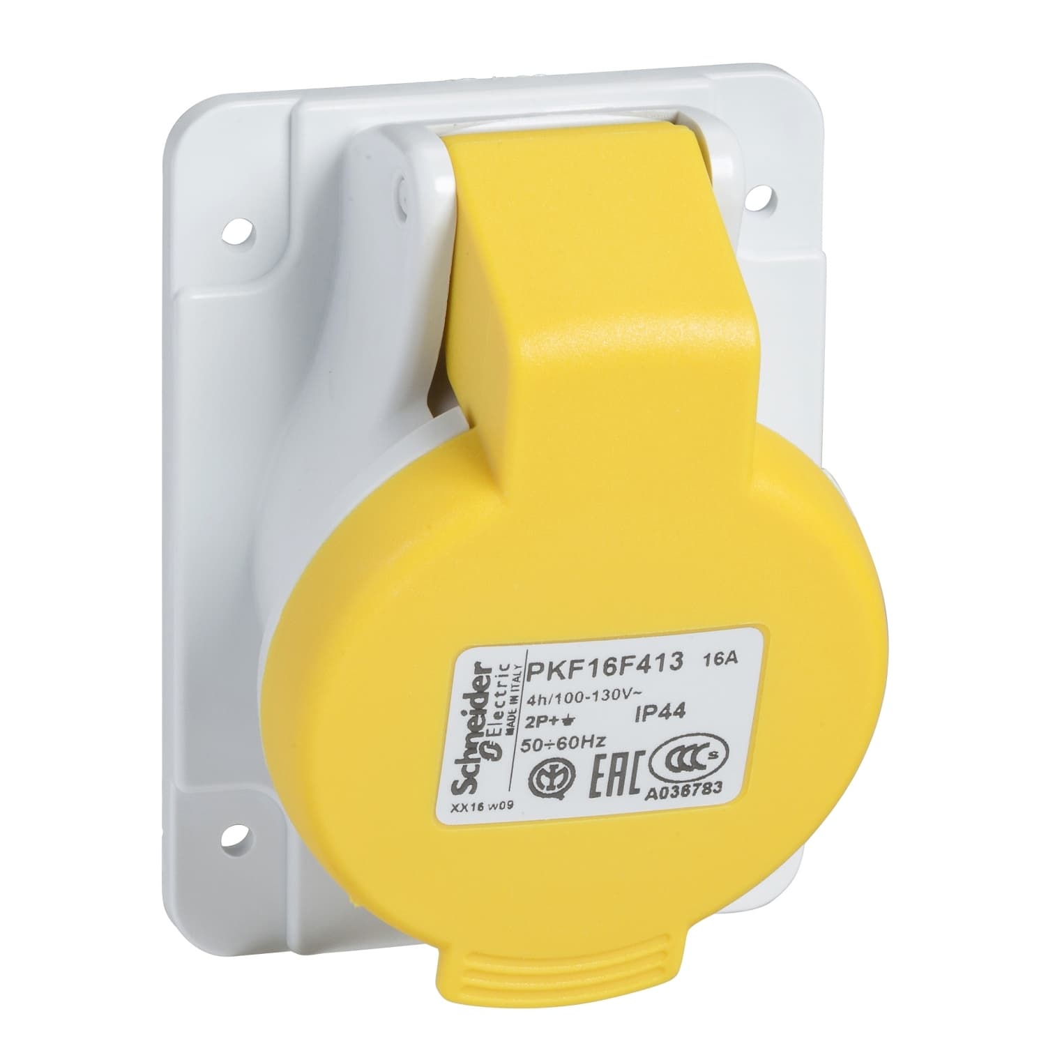PrtKa 2P+E 16A 100-130V Wander قابس IP44