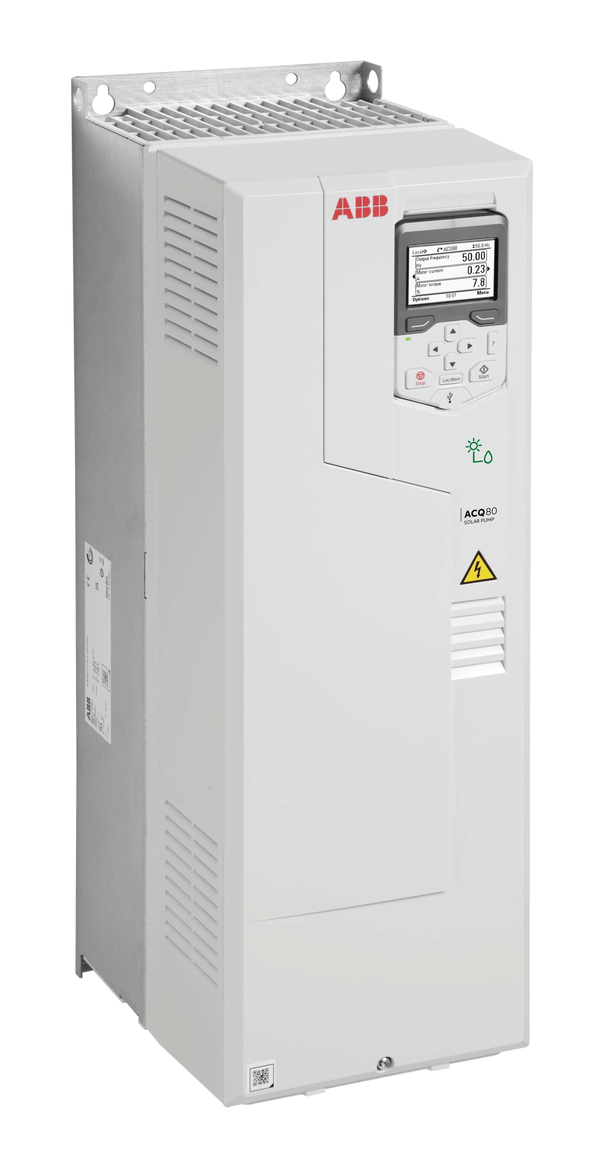 LV AC مشغّل مثبّت على الحائط لـ Solar Pump، IEC: Pn، 400 V (ACQ80-01--4)