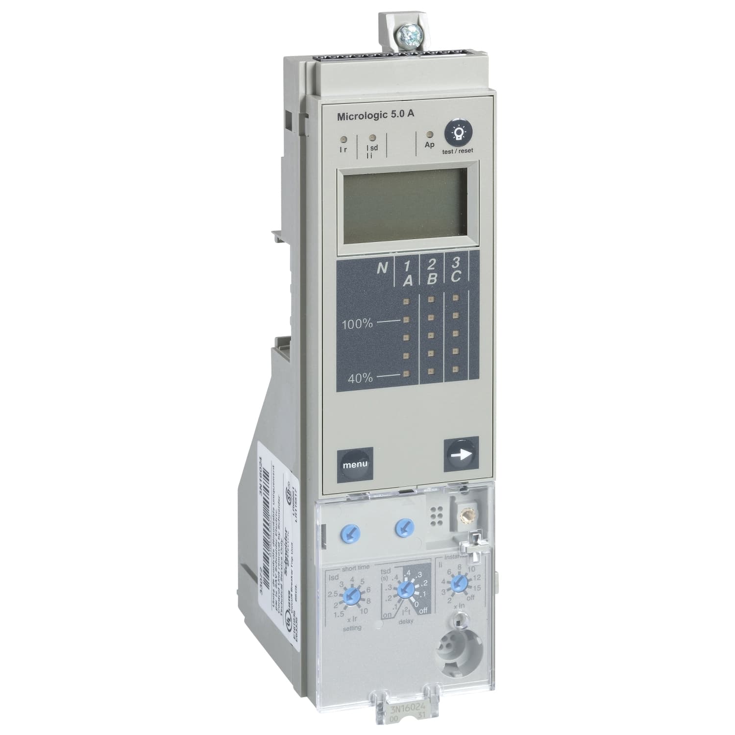 وحدة تحكّم MicroLogic 5.0A، ComPact NS630b/NS1600، ثابت، selective حمايات (LSI)، ammeter