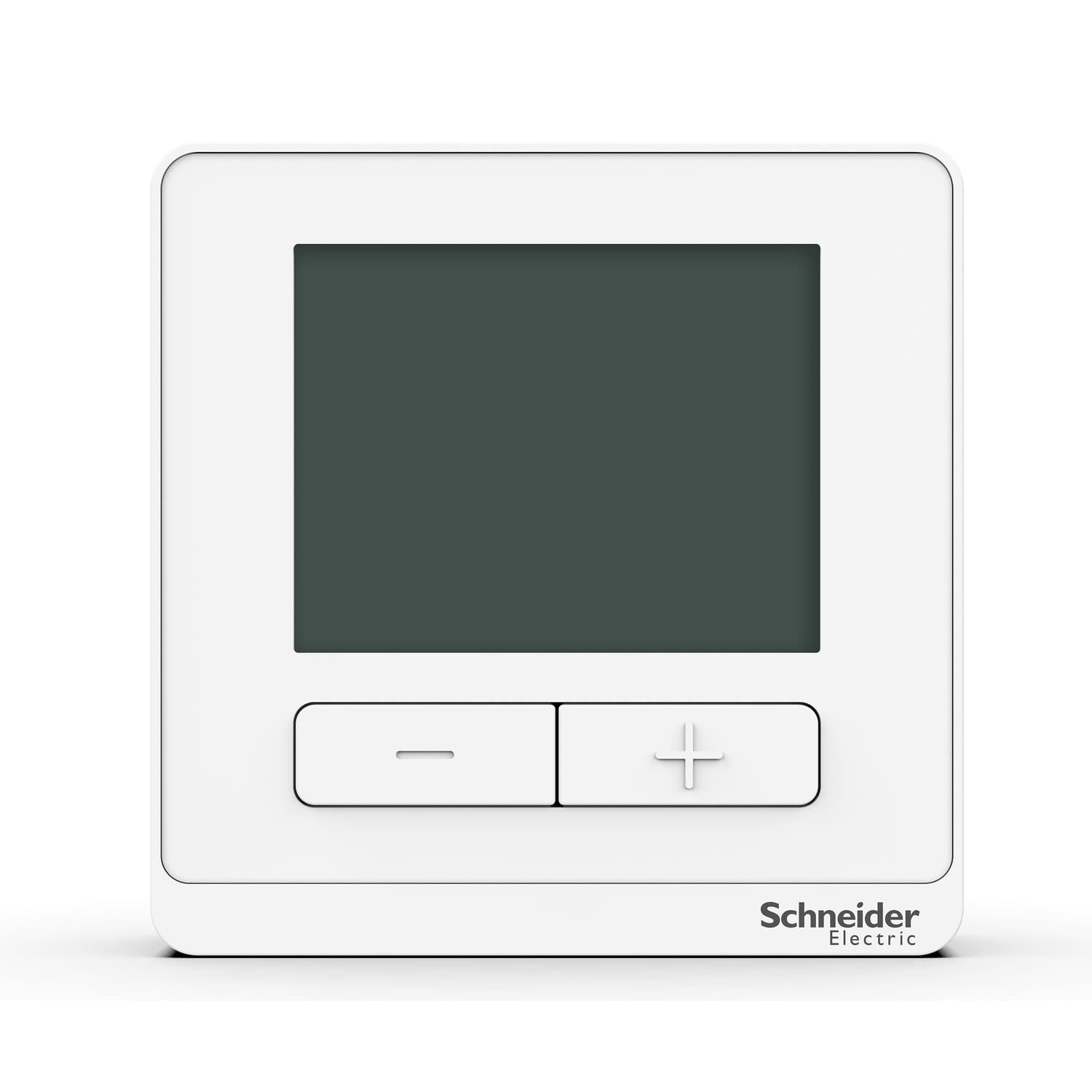 مستشعر درجة حرارة، EasyLogic، شاشة عرض LCD، زر ضغط، أبيض