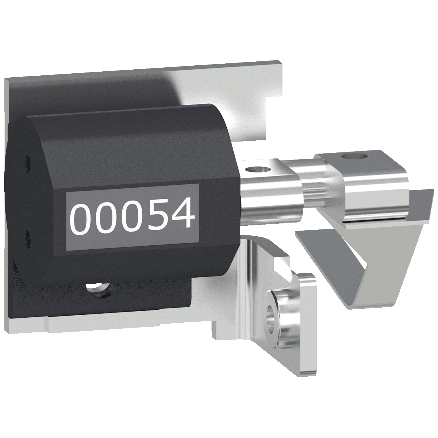عدّاد نبضات تشغيل، MasterPact MTZ2/MTZ3 fixed/drawout، عدّاد نبضات mechanical 5 digits