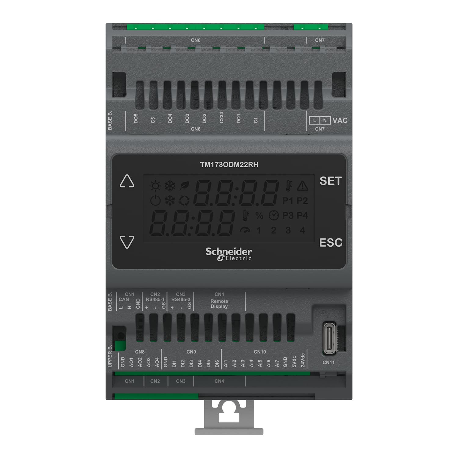 M173 Opt. Display 22 IOs, 2RS485, 230V