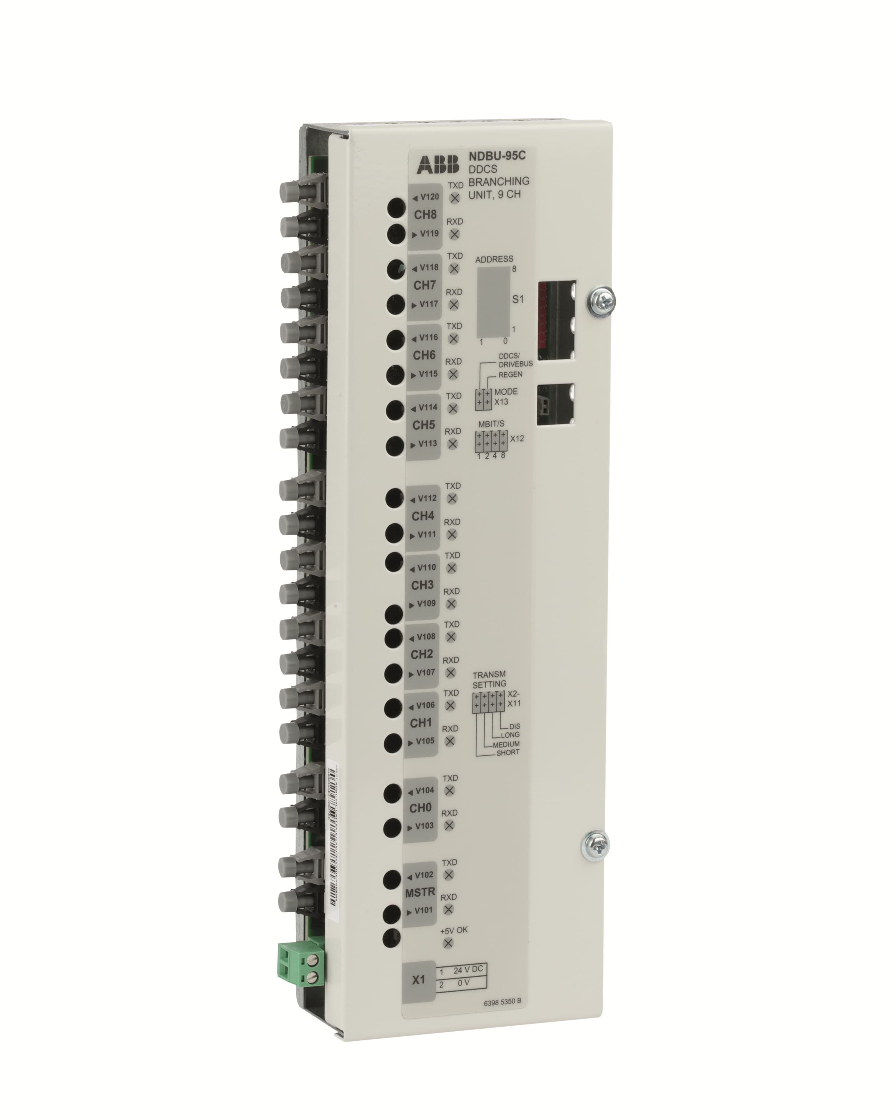 NDBU-95; Star connection branching unit (9 outputs= 9 pcs 10 Mb)