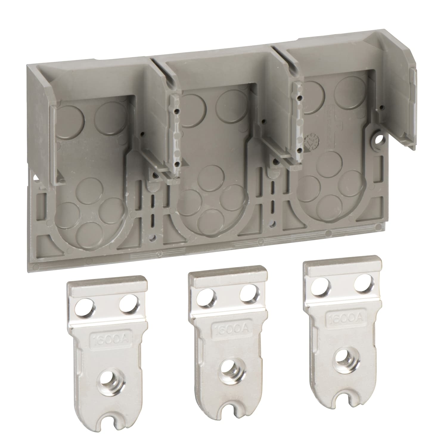 Circuit Breaker Frame, ComPacT NS1600N, 50kA at 415VAC, 1600A, Fixed, Manually Operated, Without Control Unit