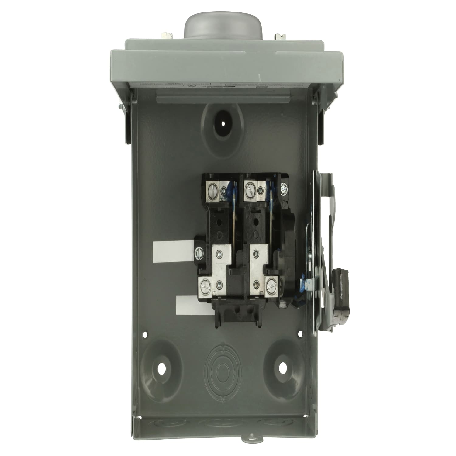 مفتاح أمان، خدمة general، non fusible، قطبان، 2 wire، 240VAC، 60A، نوع 3R مع bolt على hub prov