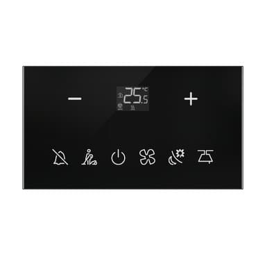 8 BUTTON MODBUS GLASS THERMOSTAT