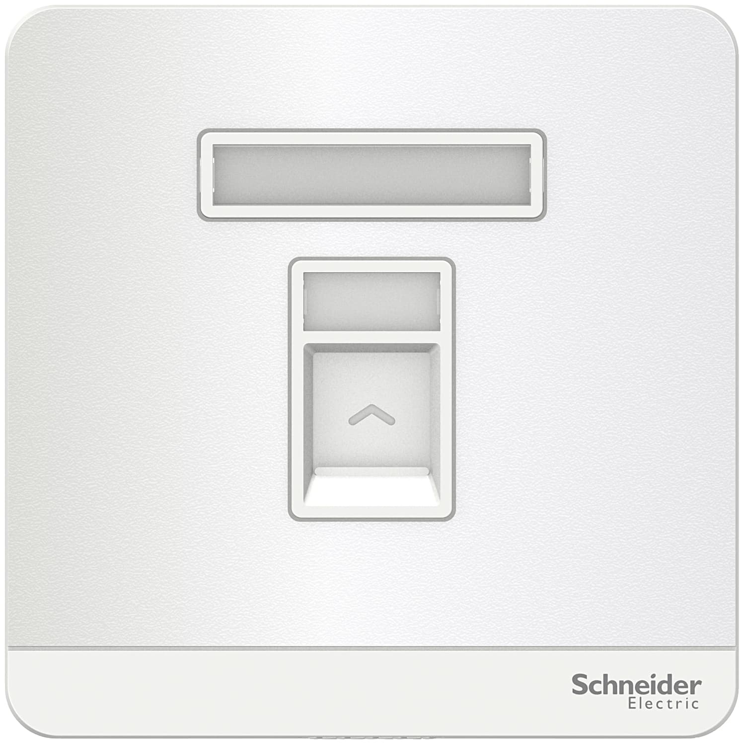 1G TEL SOCKET SHUTTERED WALLPLATE WE