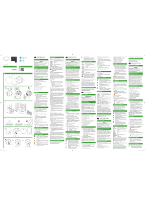EcoStruxure Building Expert ZigBee 3.0 HA Wireless Water Leakage Sensor, Compatible With SE8000 Room Controller, Reports Presence Of Water