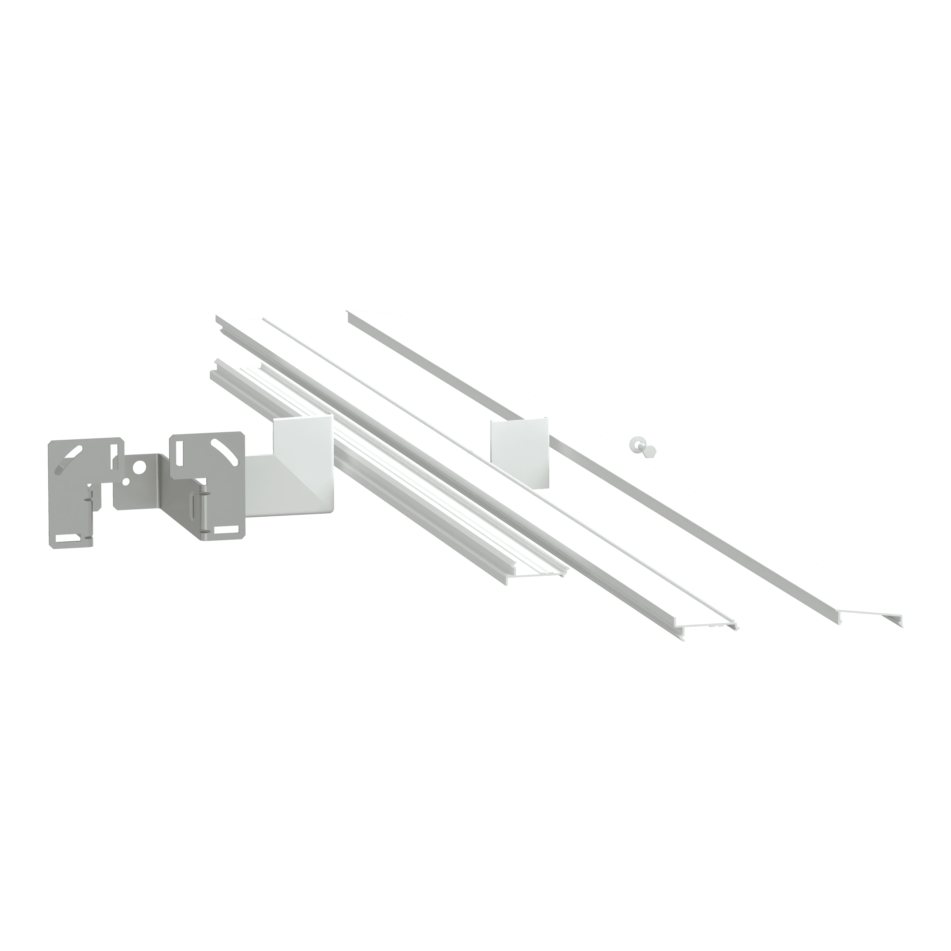FLUSH-MOUNT.KIT W600 H21-27M ENCL/G IP30