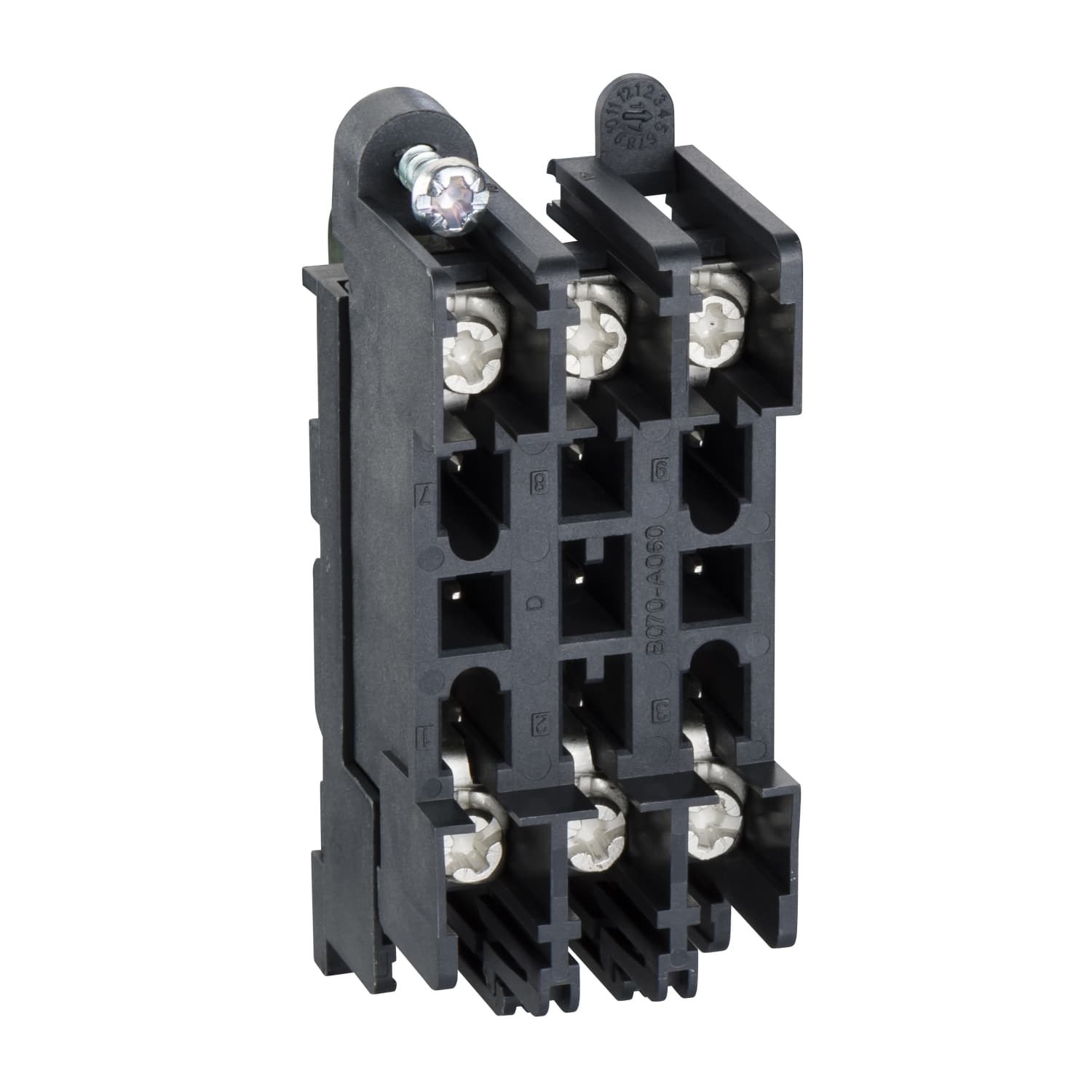Automatic auxiliary connector, ComPacT NSX100 to NSX630, fixed part, for plug-in base, 1 to 9 wires