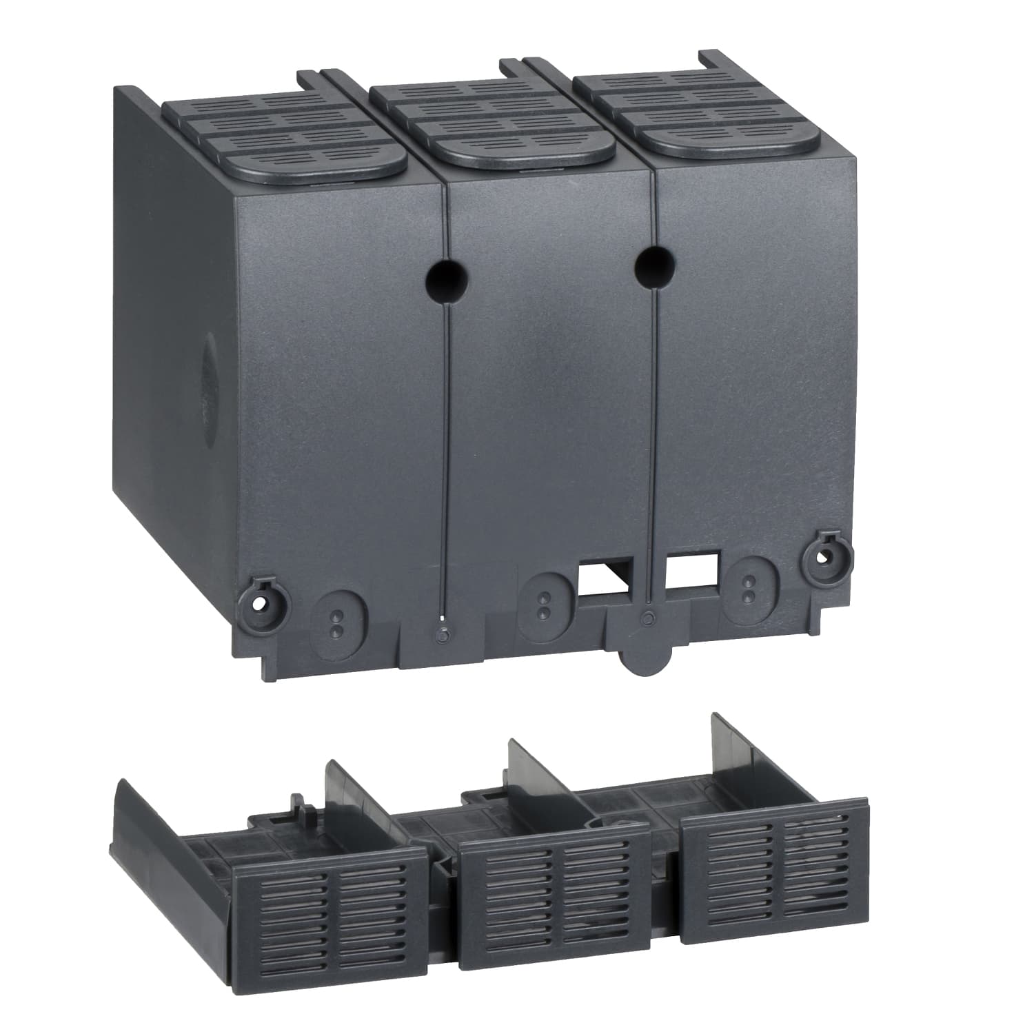 واقي أطراف، ComPacT NSX100/160/250 DC، upstream/downstream، توصيل سلسلة من أقطاب
