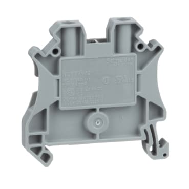 قاعدة توصيل طرفية، Linergy TR، رمادي، 4mm2، passthrough، نقاط 2، طقم من 10