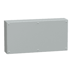 Metal industrial box plain door H300xW600xD120 IP66 IK10 RAL 7035