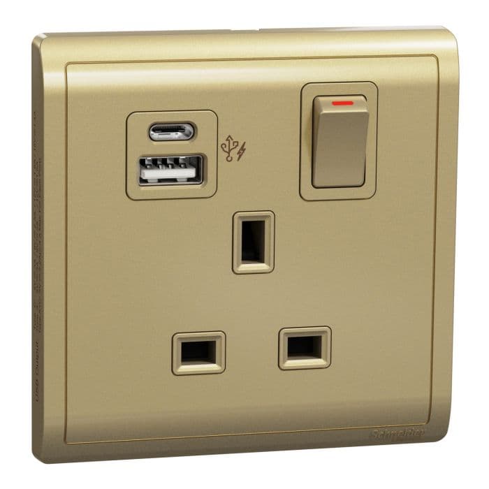 13A Sw Soc w_ USB A+C 21W PD، WG