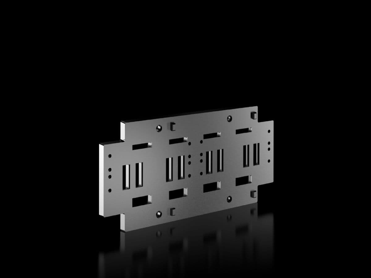 Busbar support for distribution busbar system